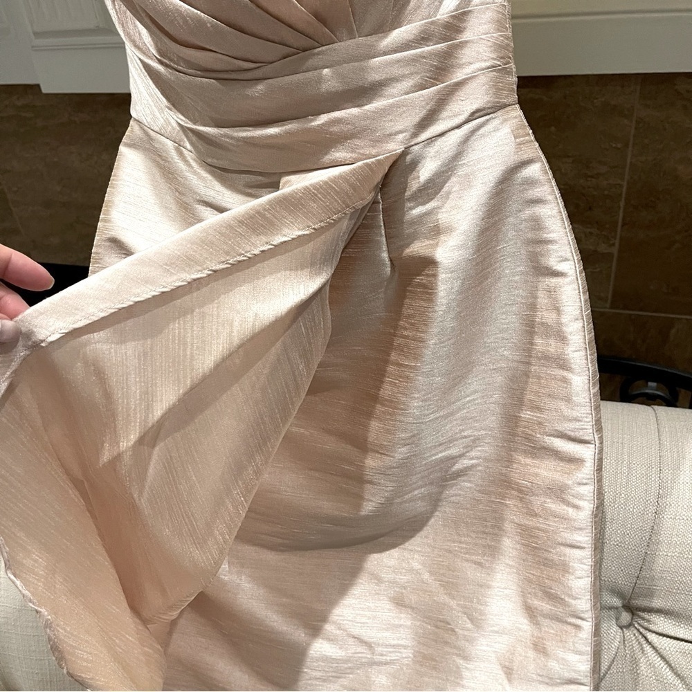 Alfred Sung Dress Pink Cocktail Party Dress Size 6 Wedding party Prom - Picture 5 of 10